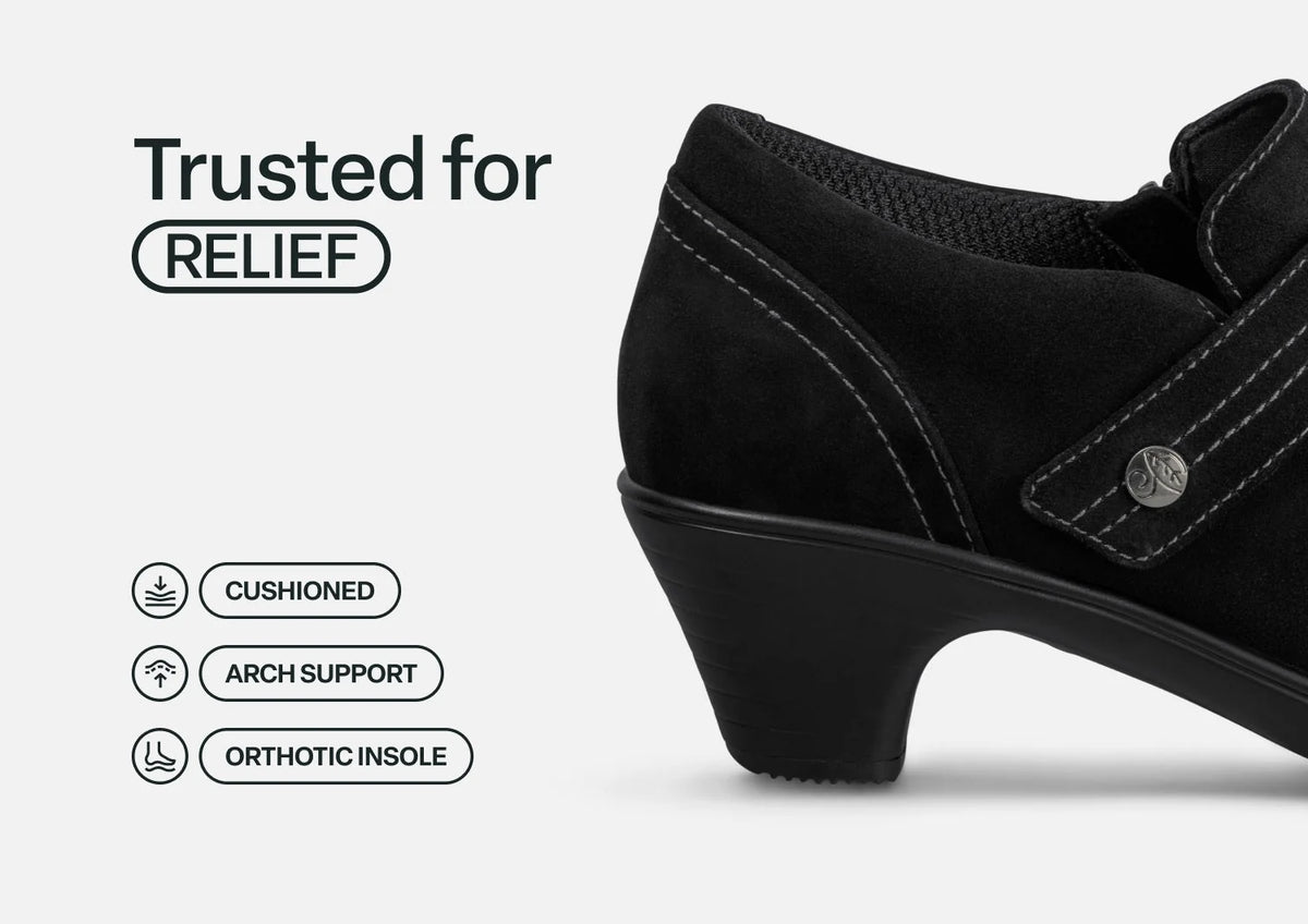 Eva - Black Suede