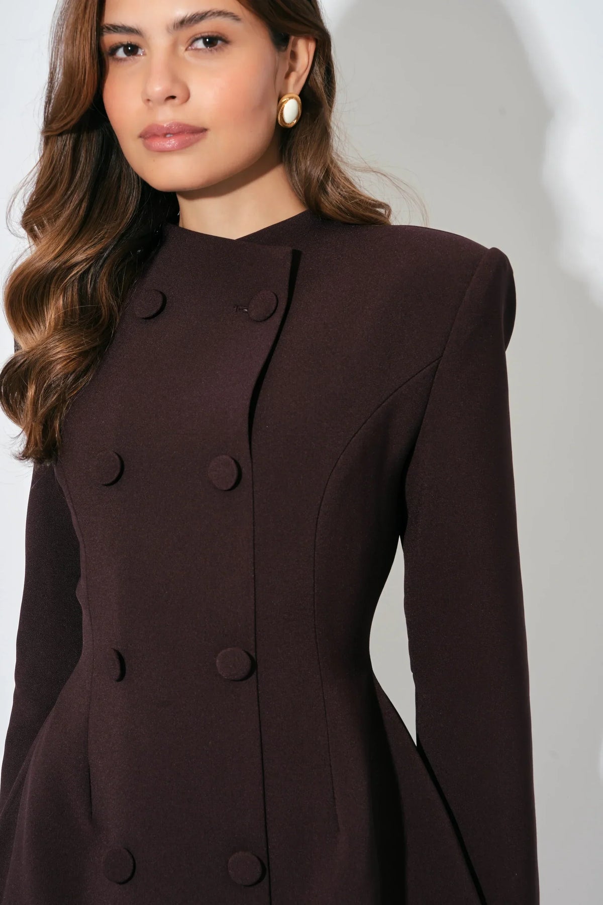 Button Mini Dress