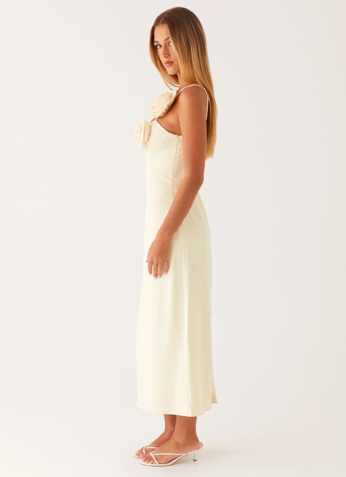 Sweetpea Midi Dress - Yellow