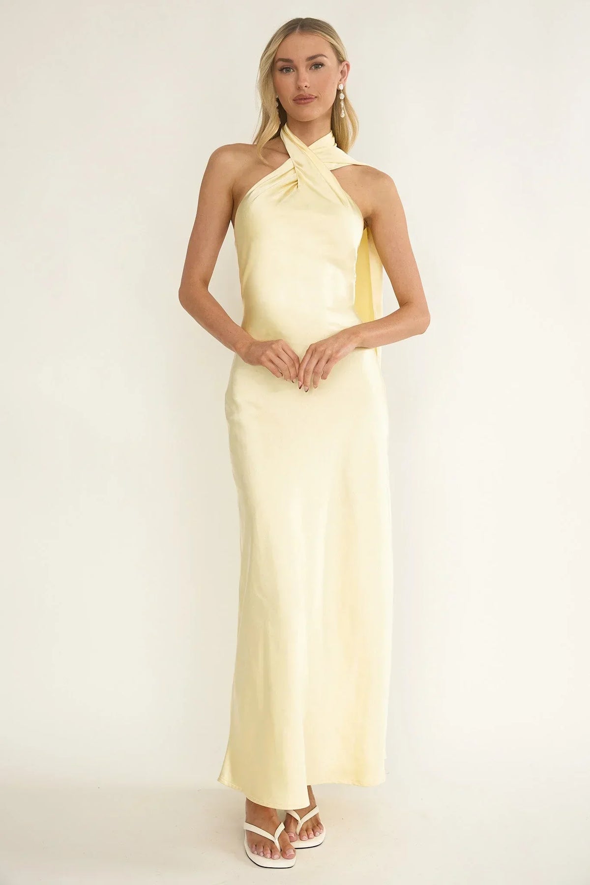 Alvara Halter Maxi Dress Butter