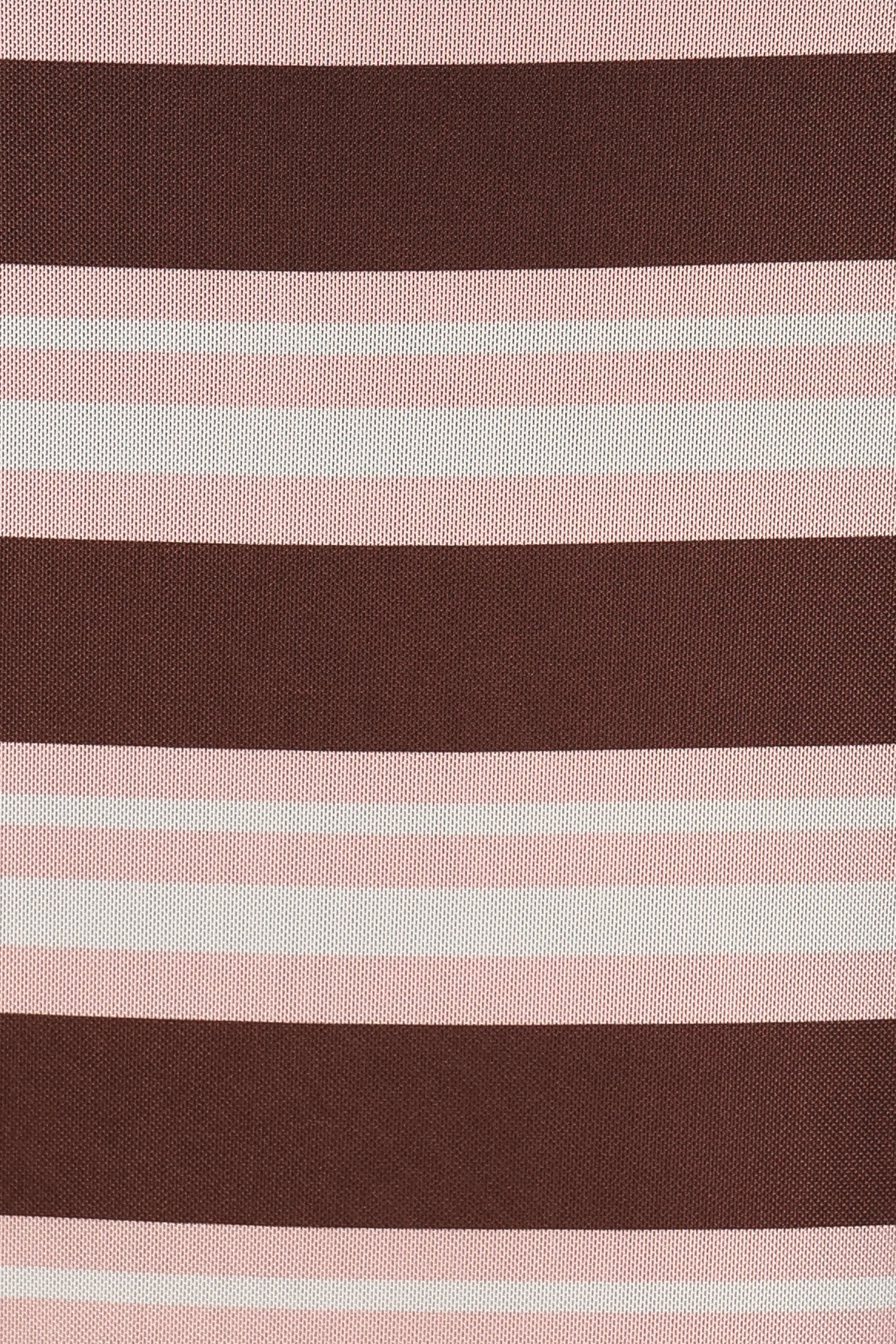 Dia Mesh Column Skirt - Pink/Brown Stripe