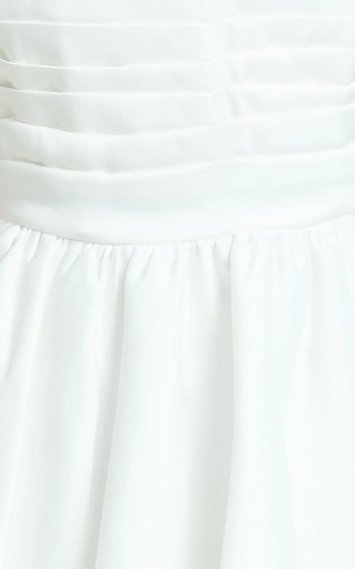 Bianca Mini Dress - Strapless Fit And Flare Dress in Ivory