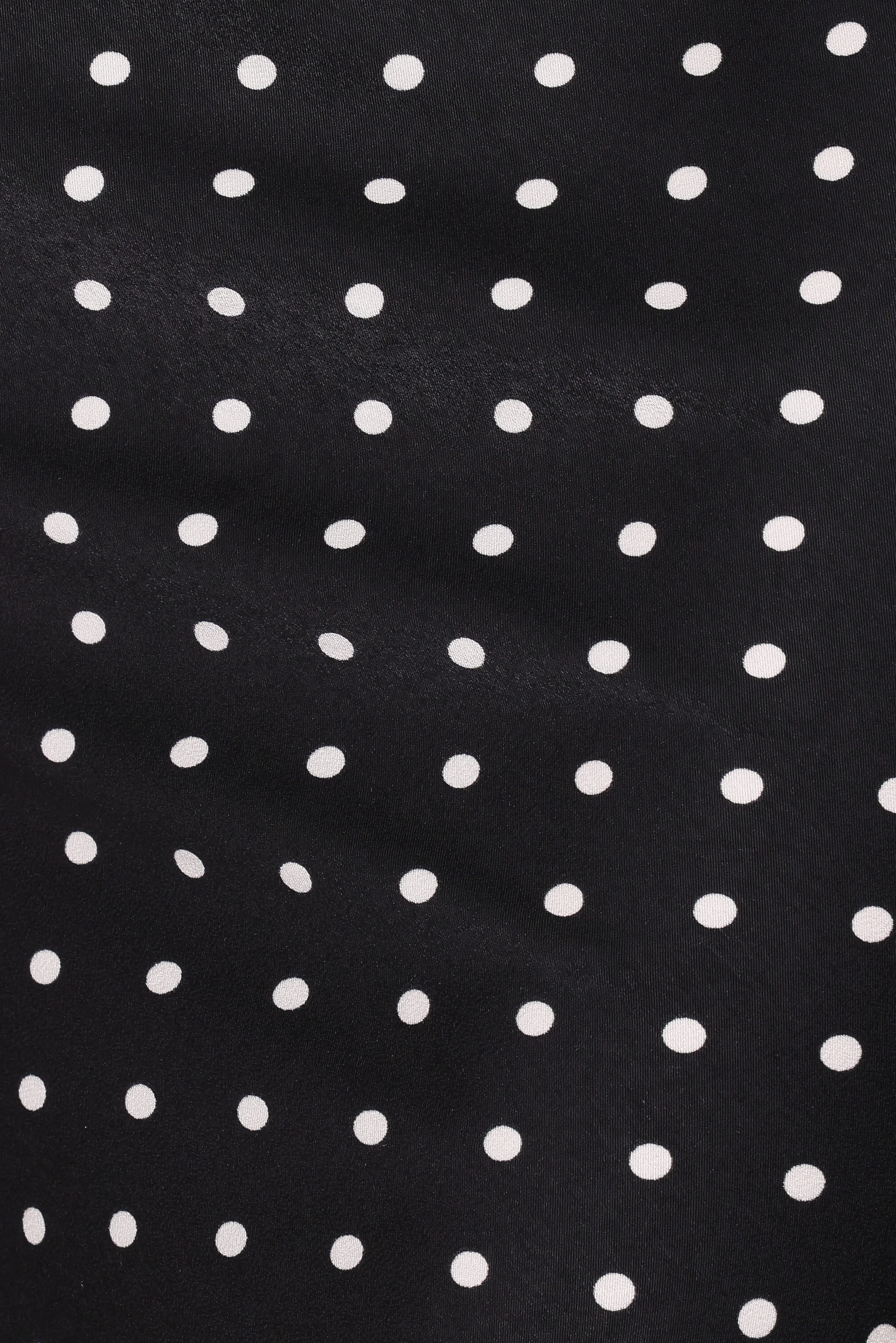 Ailbhe Lace Skirt - Black Polka Dot