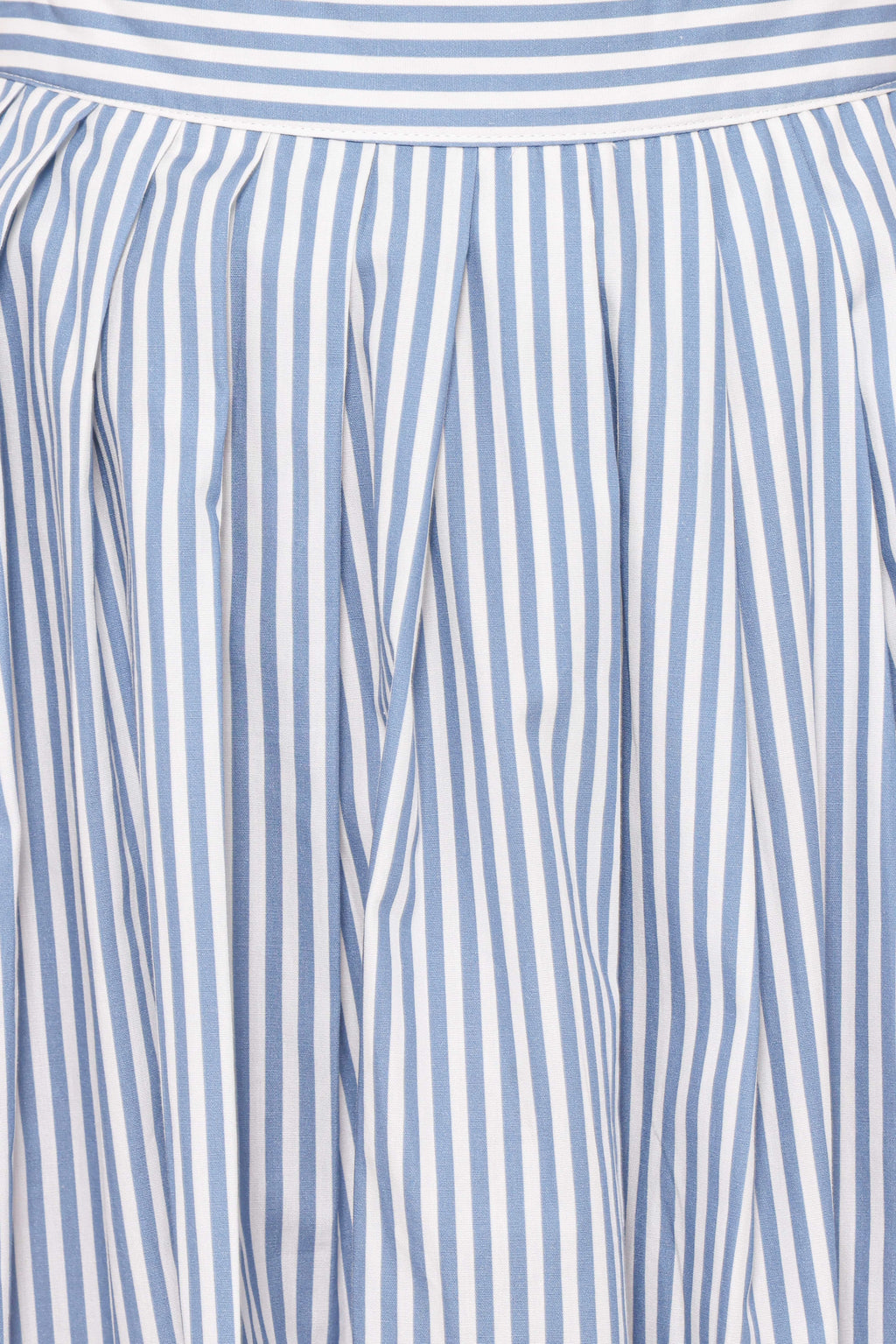 Amaya Pleated Mini Skirt - Blue Stripe