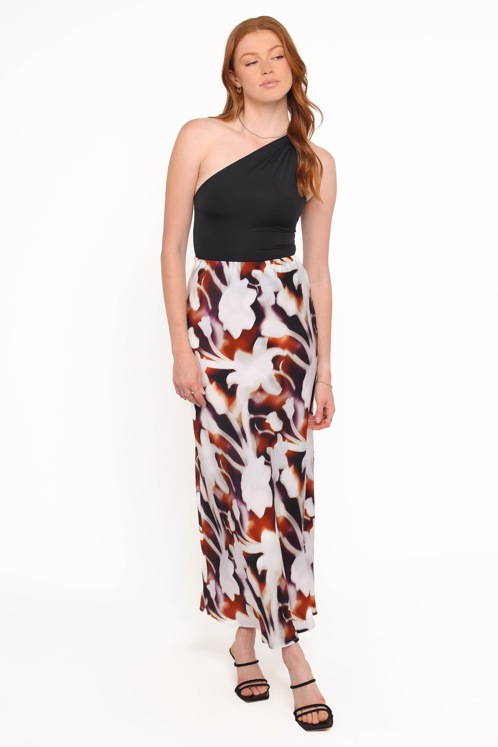 Cheryl Maxi Skirt - Blurred Floral