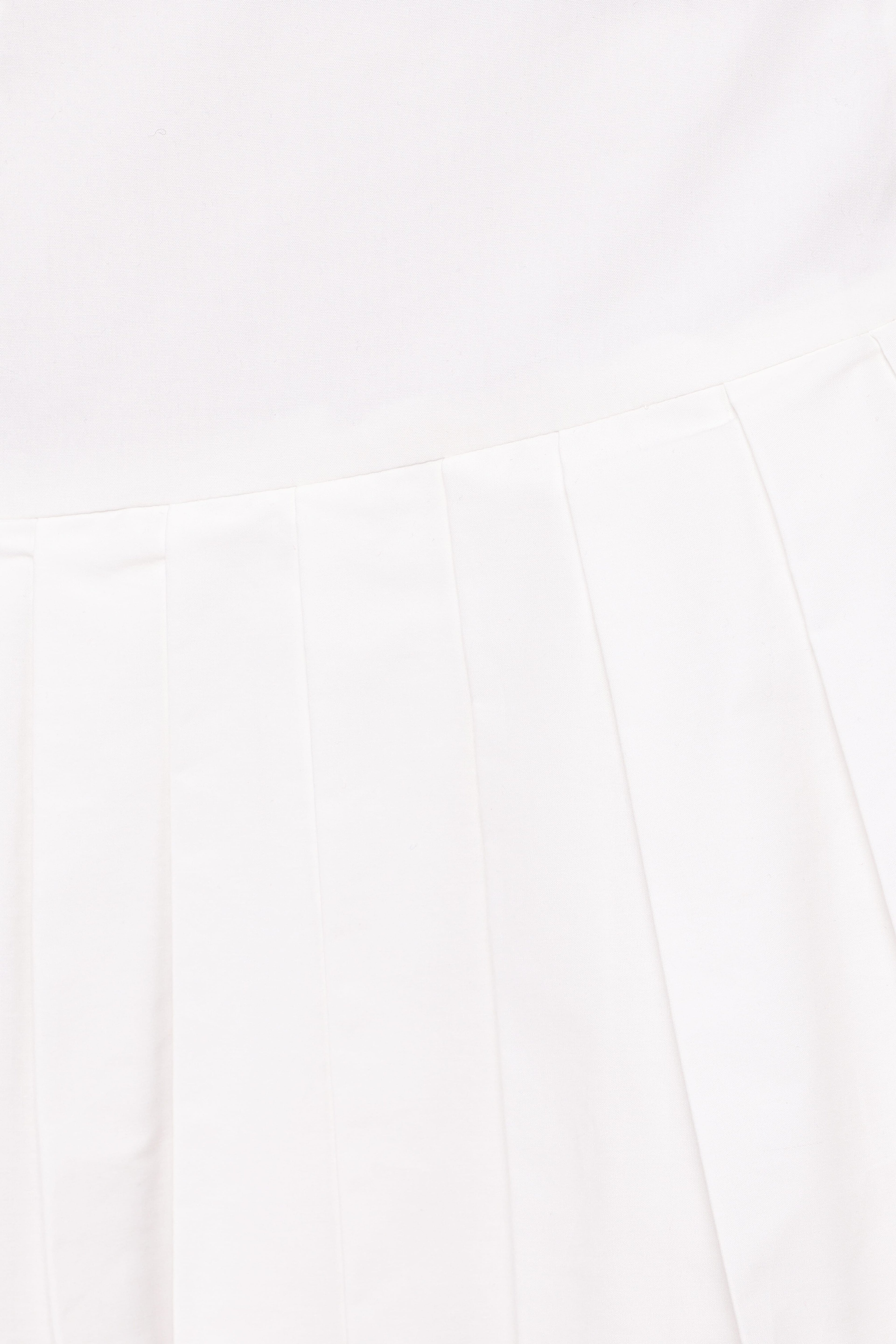Cygnus Pleated Mini Skirt - White