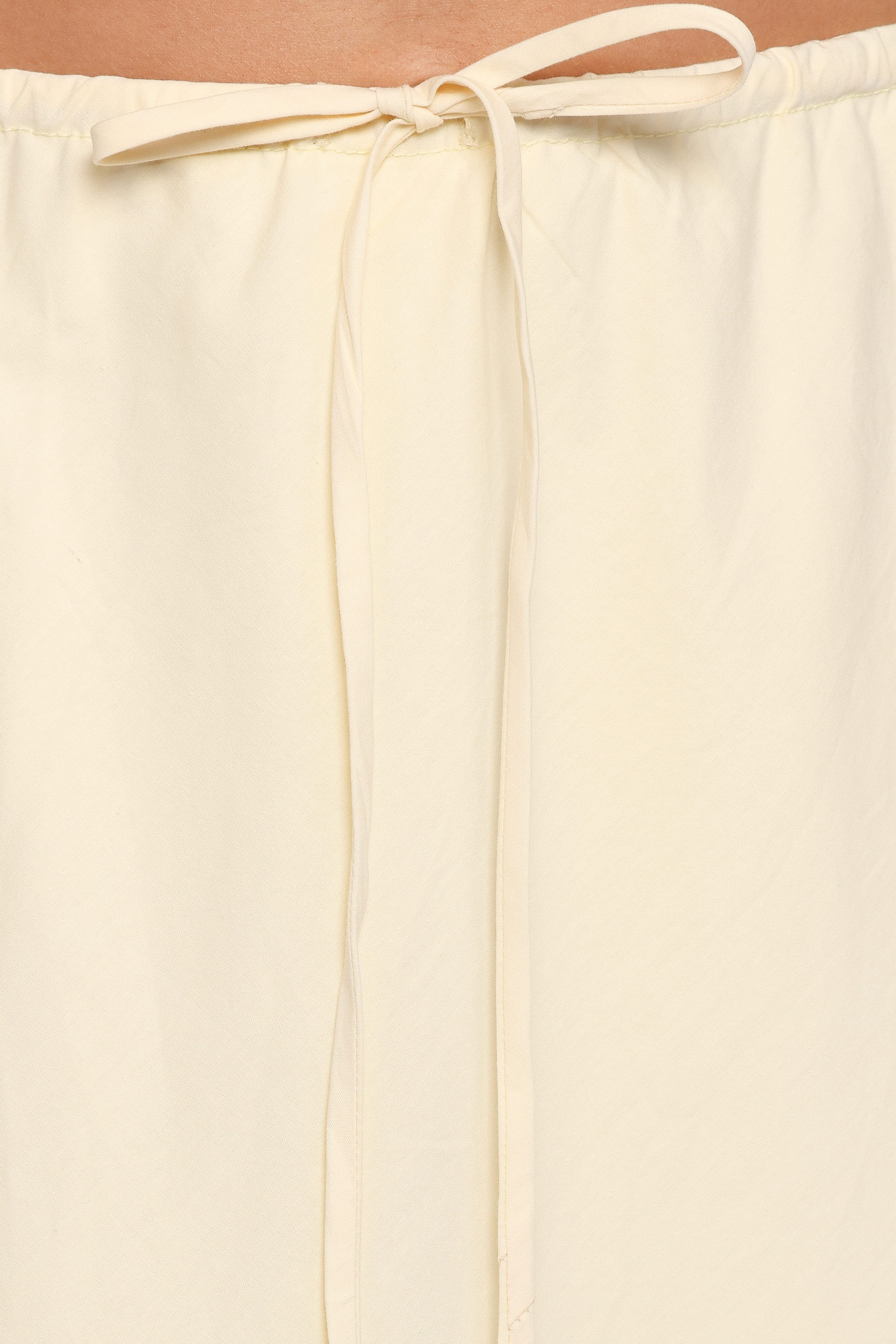 Elena Cotton Maxi Skirt - Butter Yellow