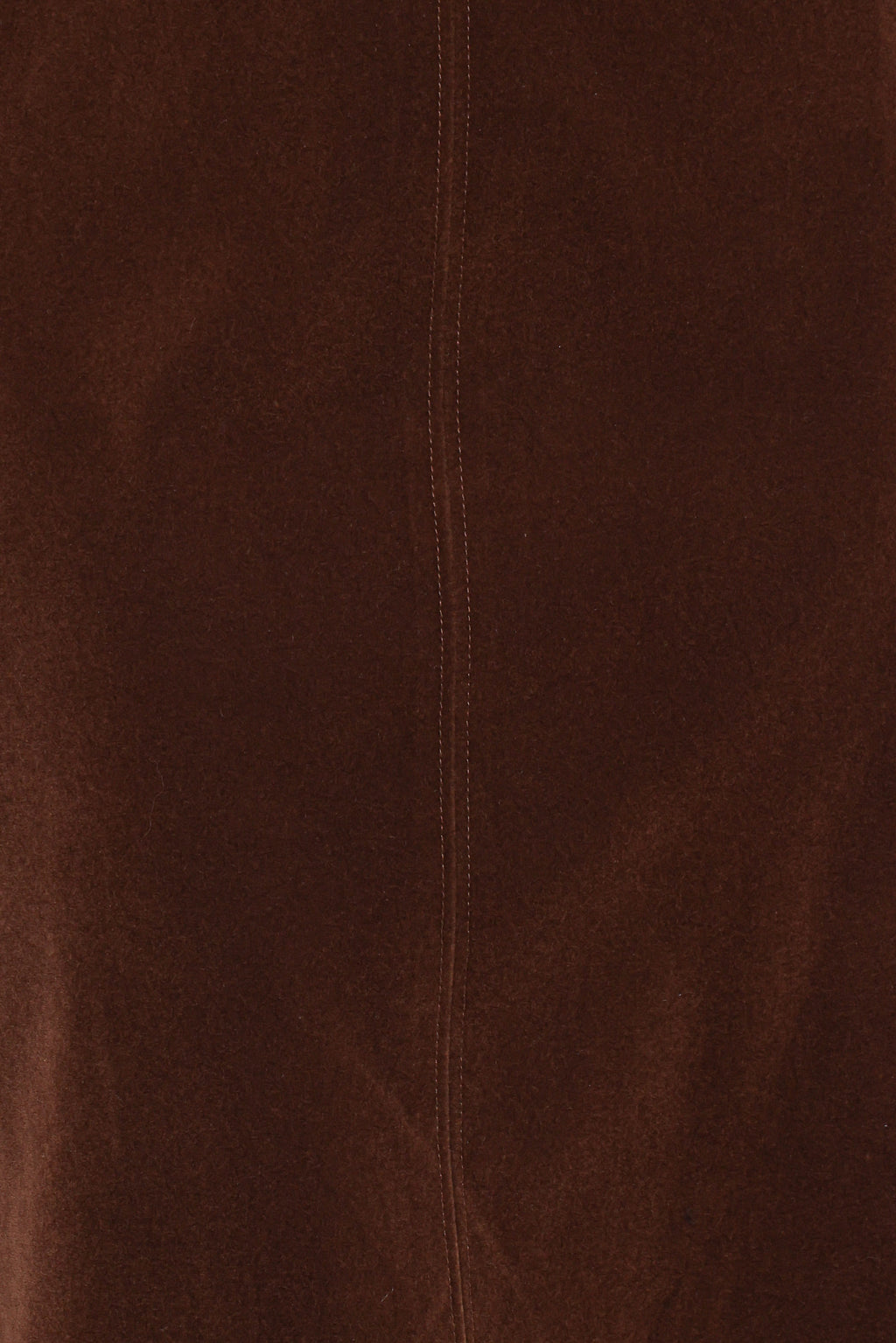 Halina Velvet Midi Skirt - Chocolate