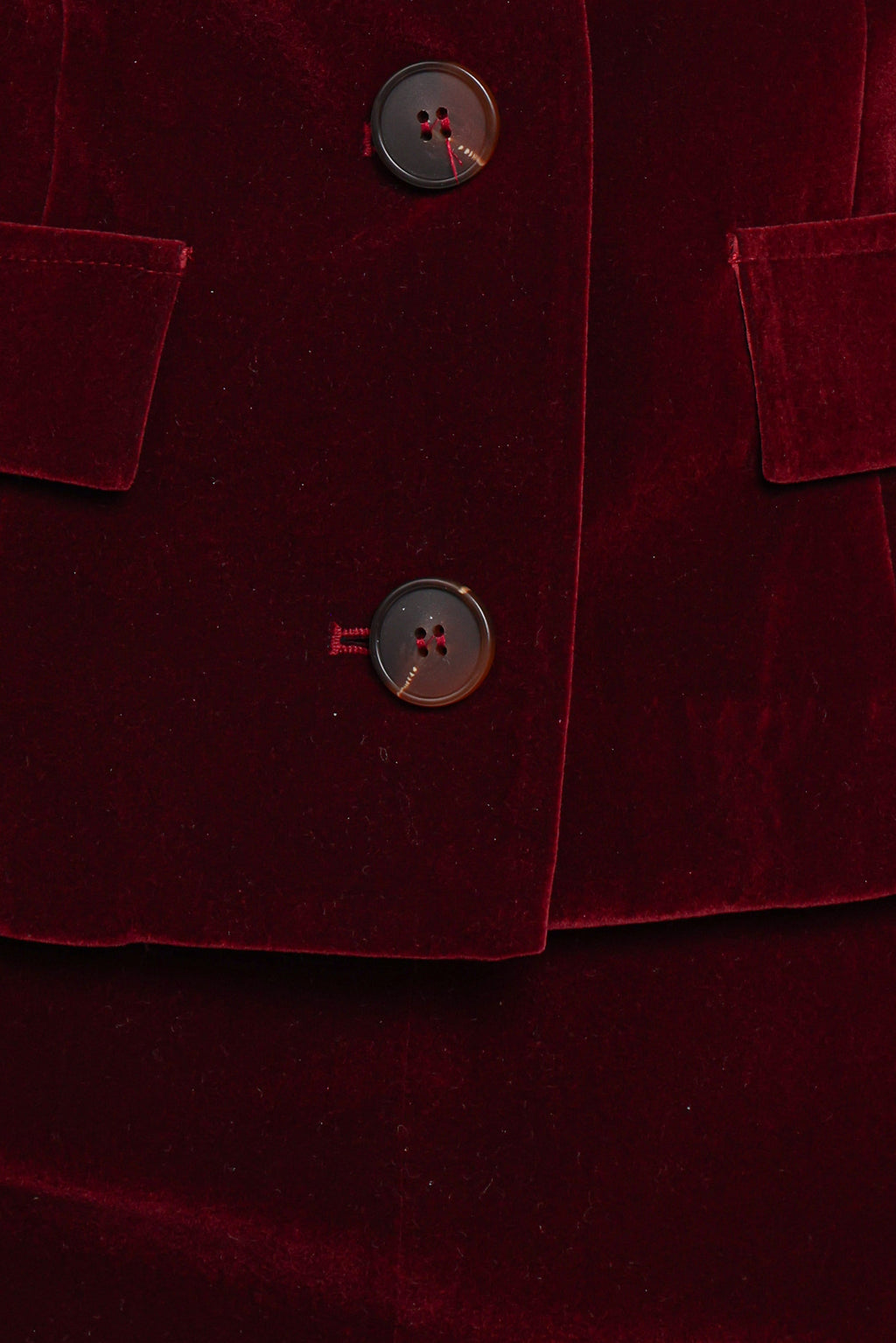 Lainey Velvet Mini Skirt - Burgundy