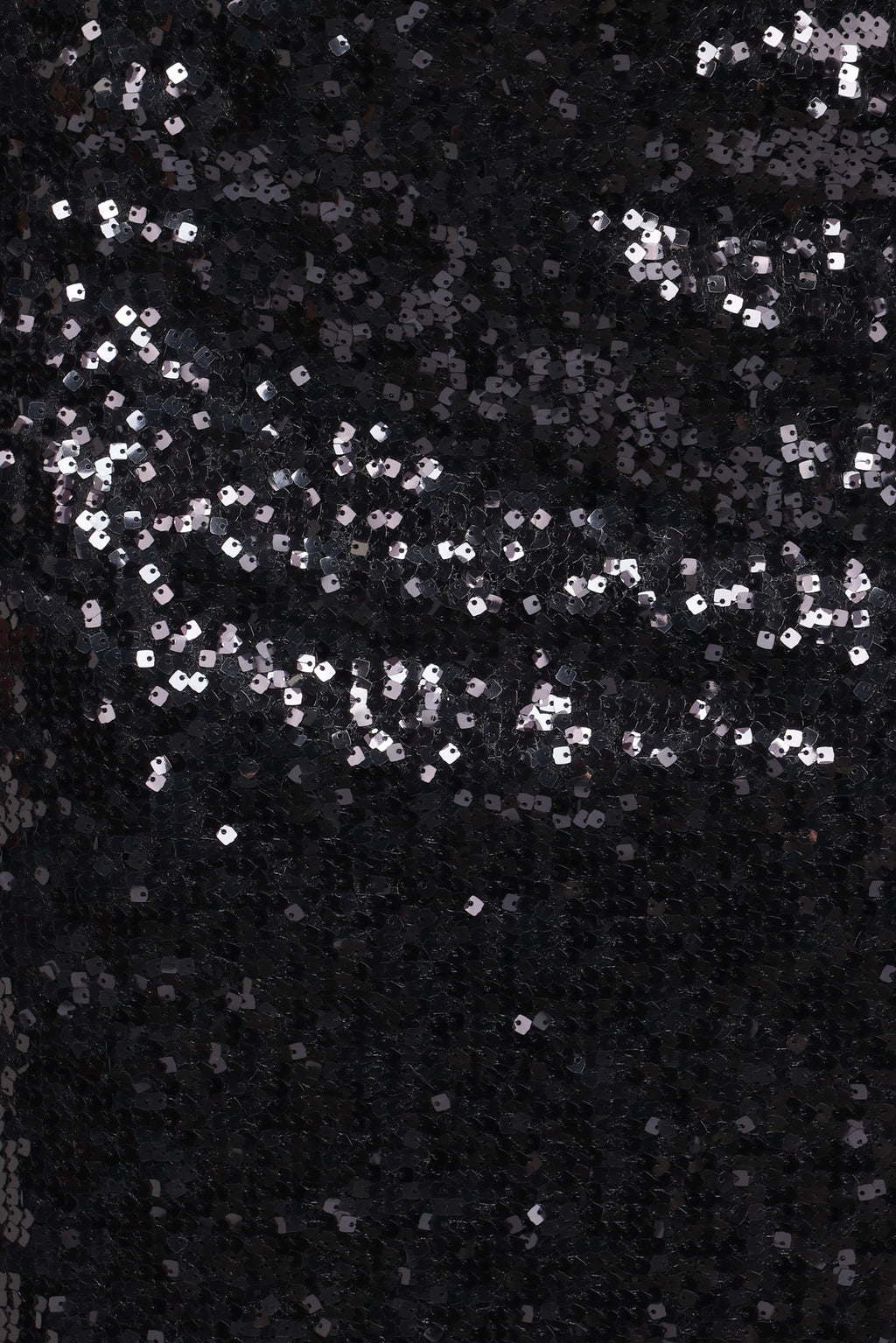 Lindsey Sequin Straight Midi Skirt - Black