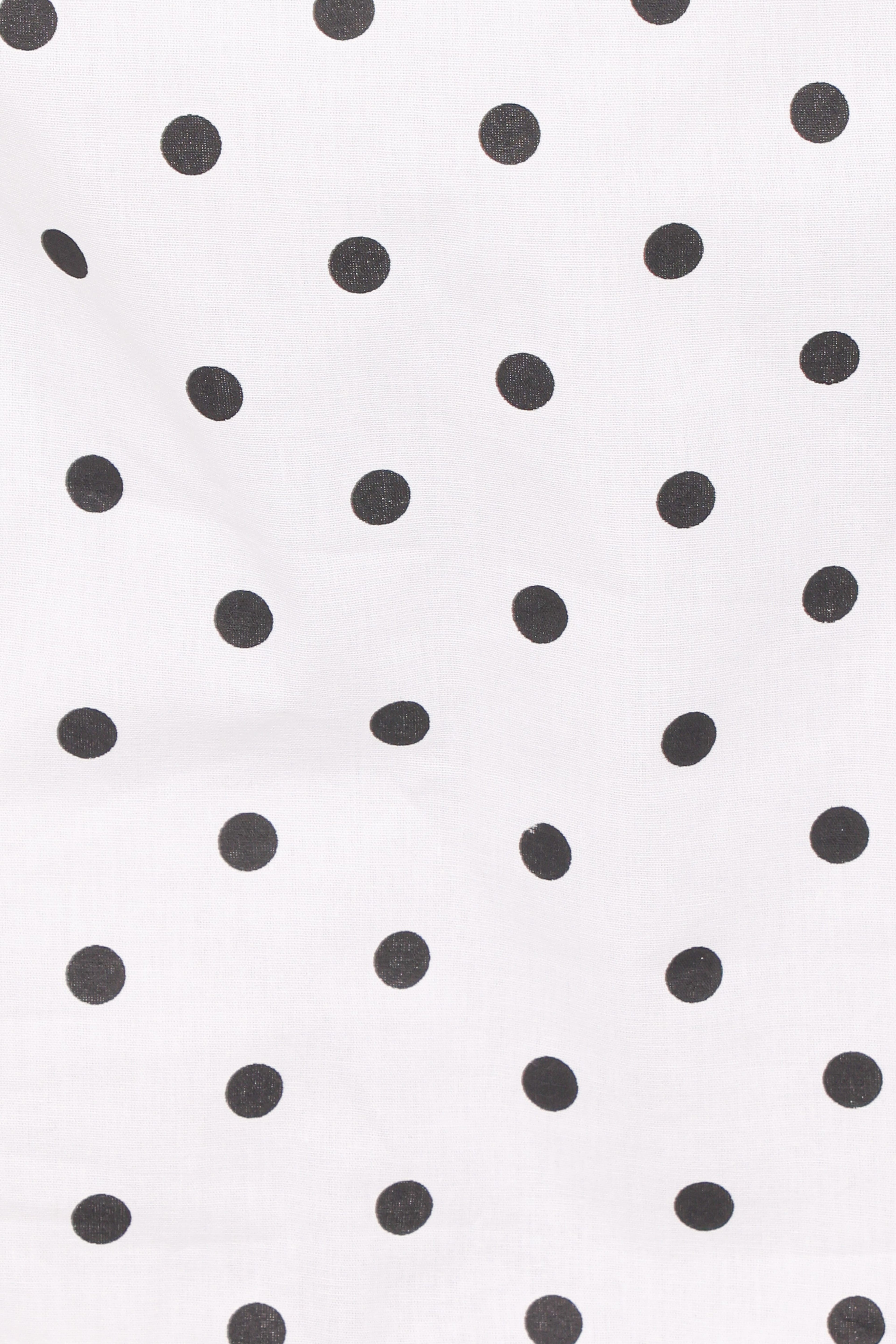 Luna Mini Skirt - White Polka Dot