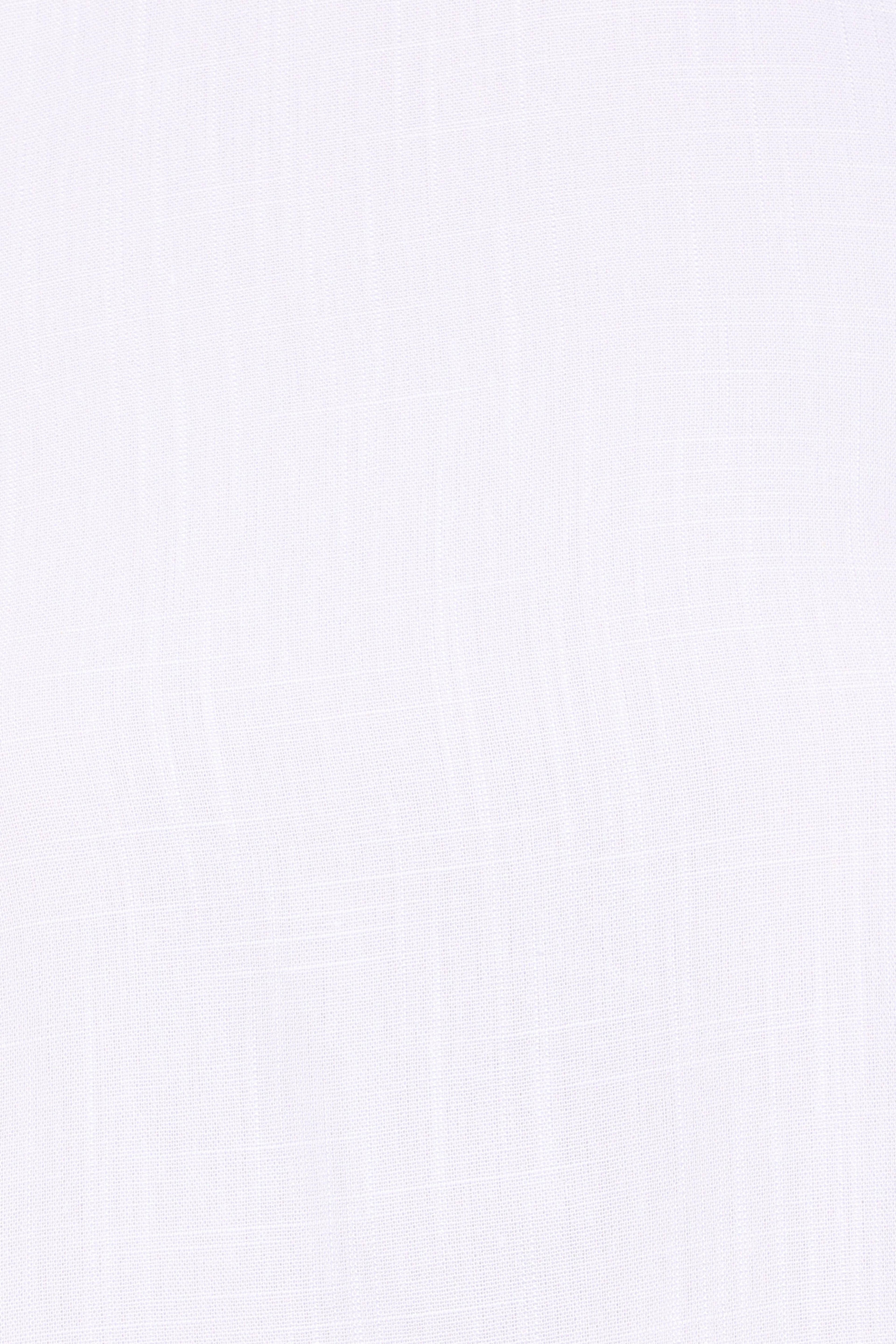 Madison Linen Column Skirt - White