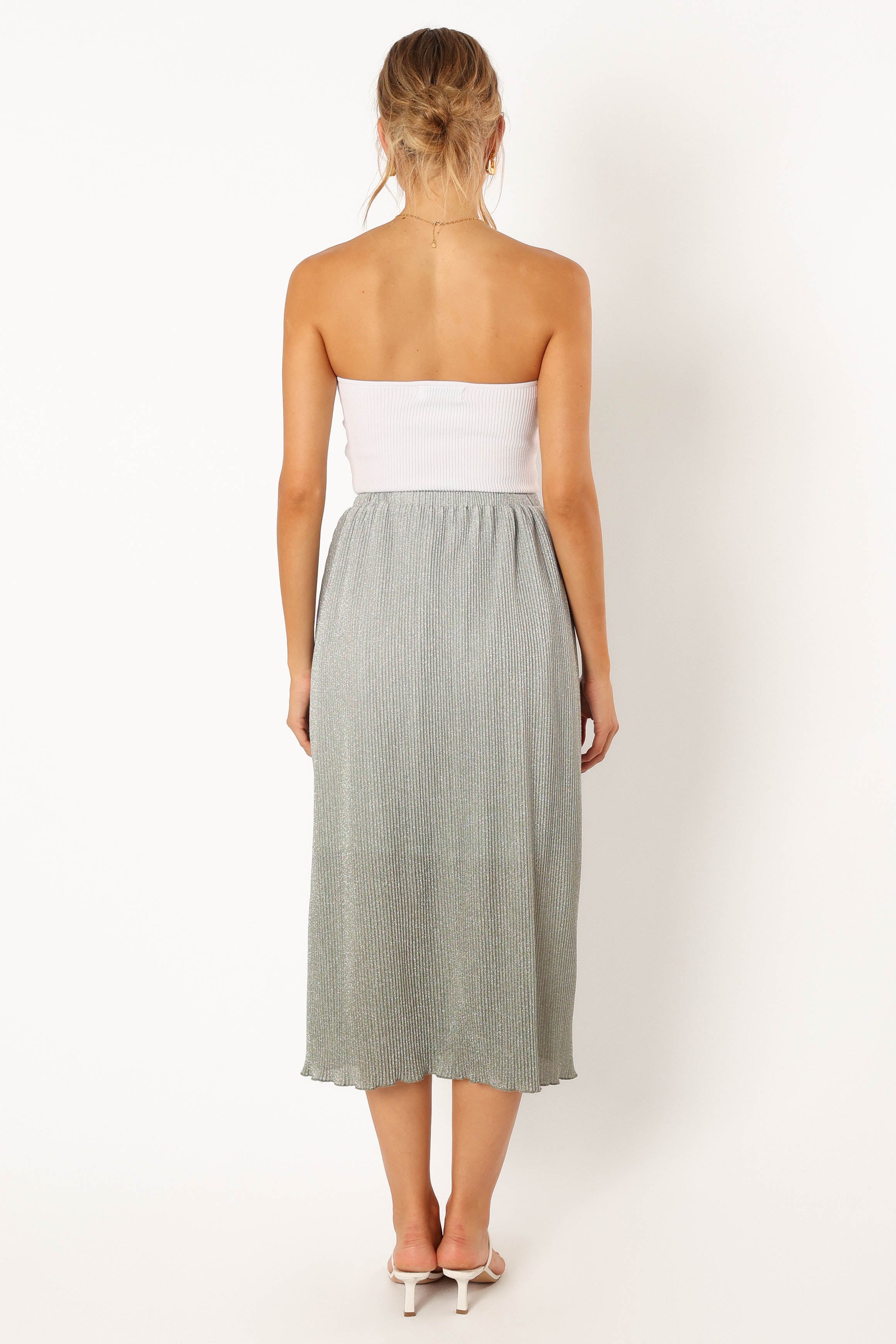 Margurita Gradient Midi Skirt - Aqua