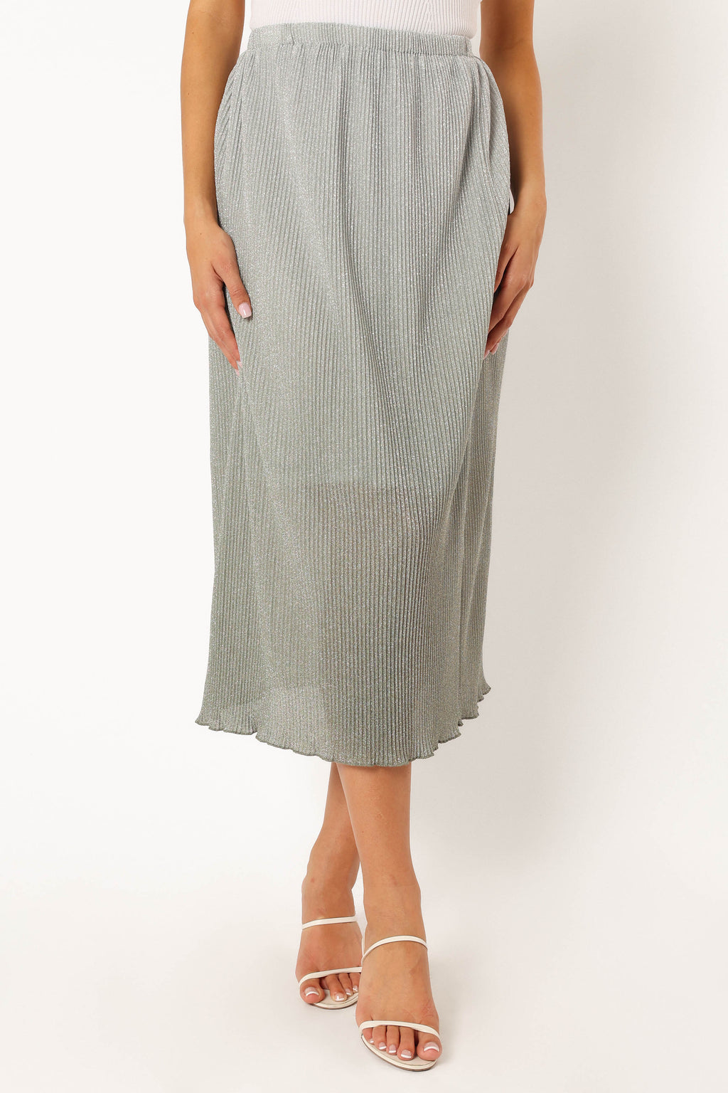 Margurita Gradient Midi Skirt - Aqua