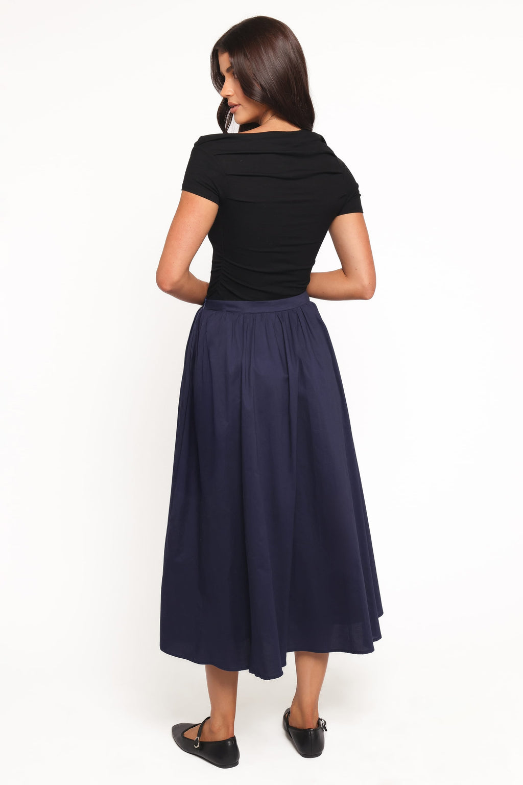 Oakley Midi Skirt - Navy