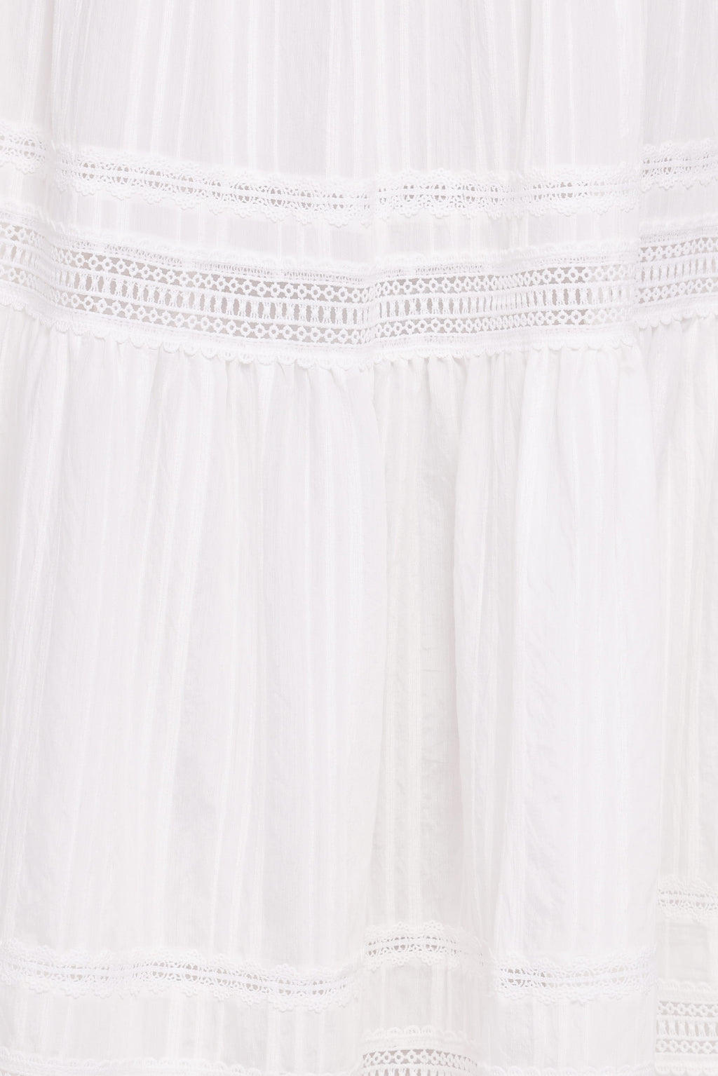 Peony Maxi Skirt - White