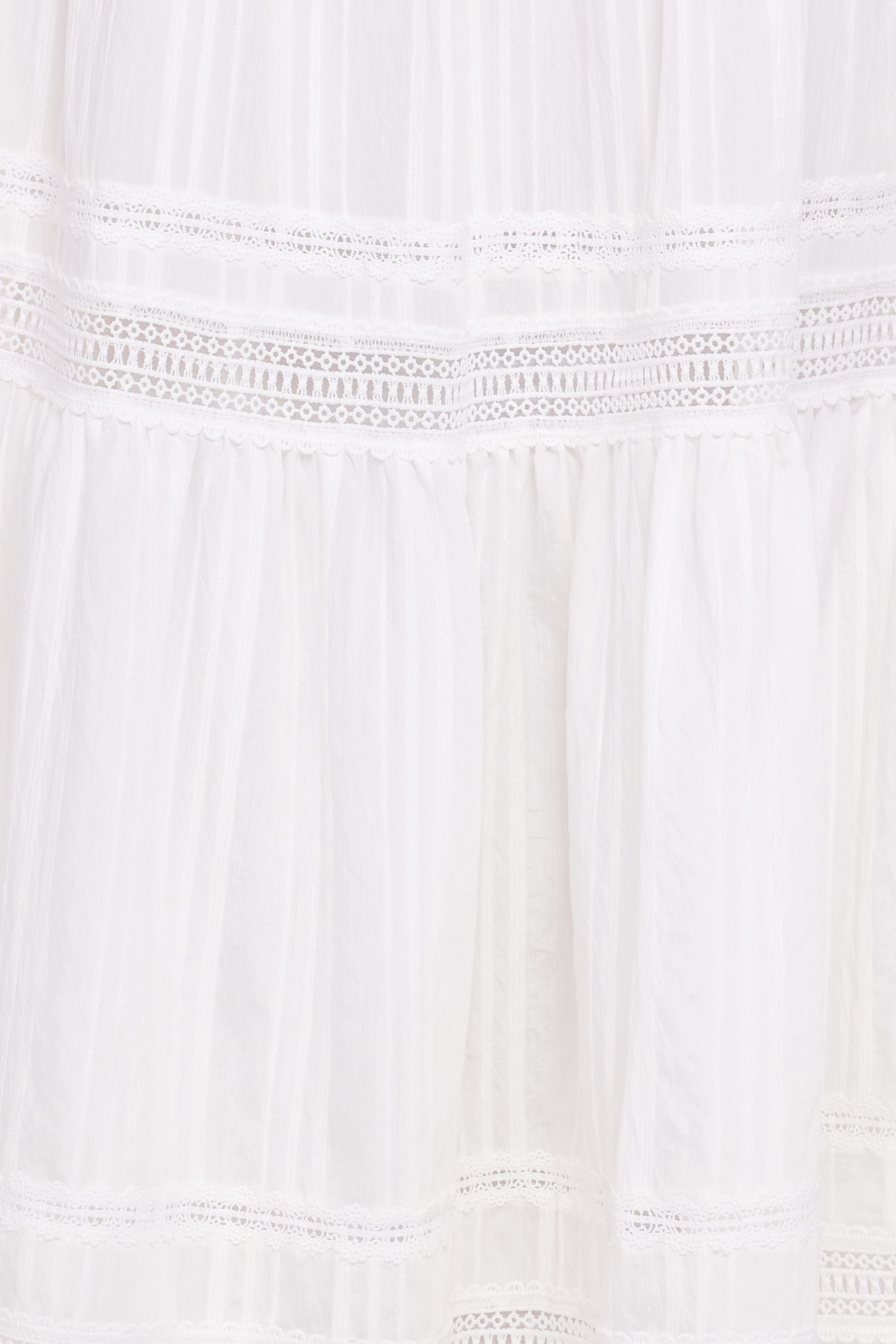 Peony Maxi Skirt - White