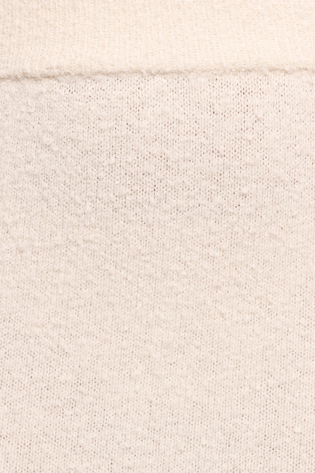 Rowee Boucle Knit Midi Skirt - White
