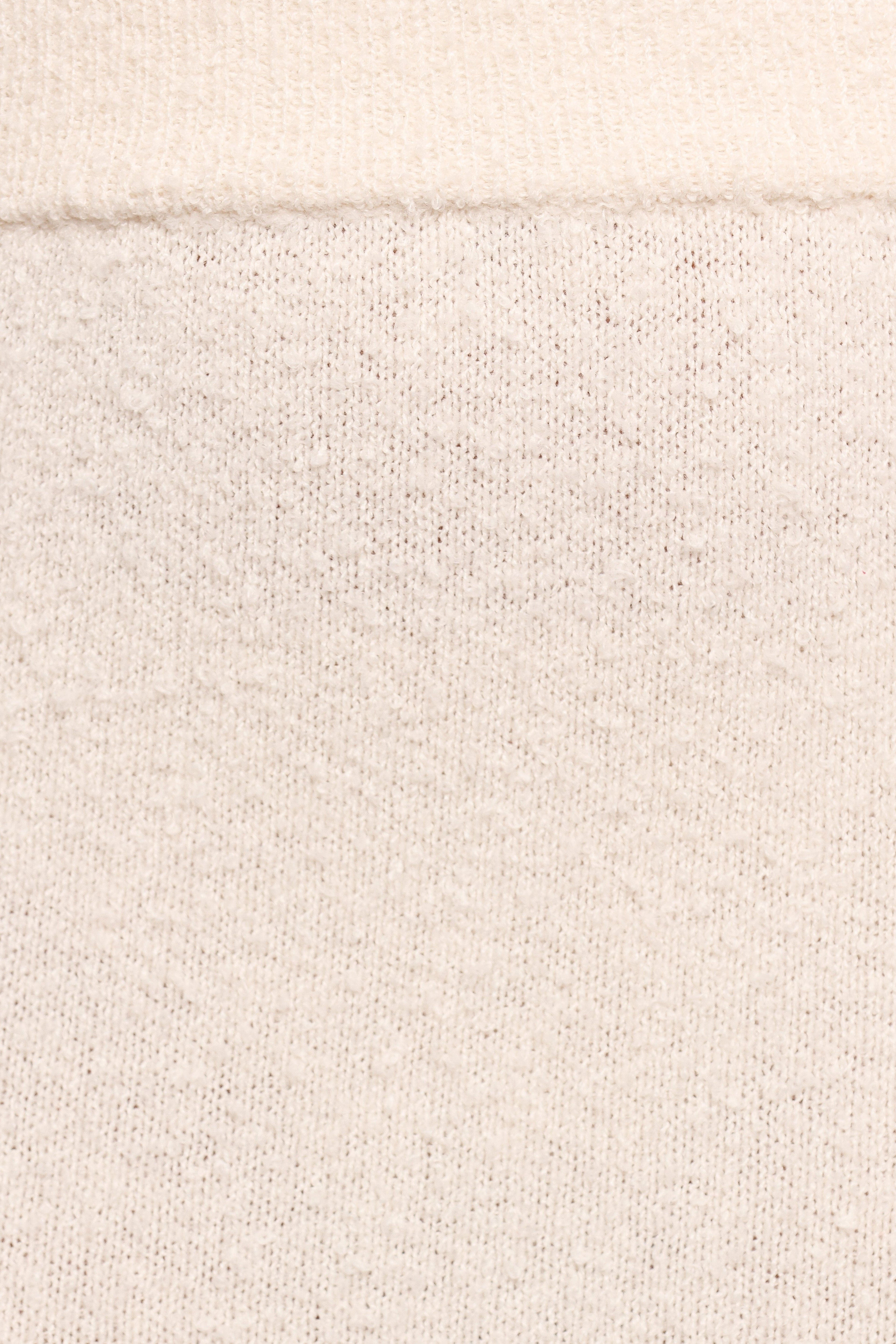 Rowee Boucle Knit Midi Skirt - White