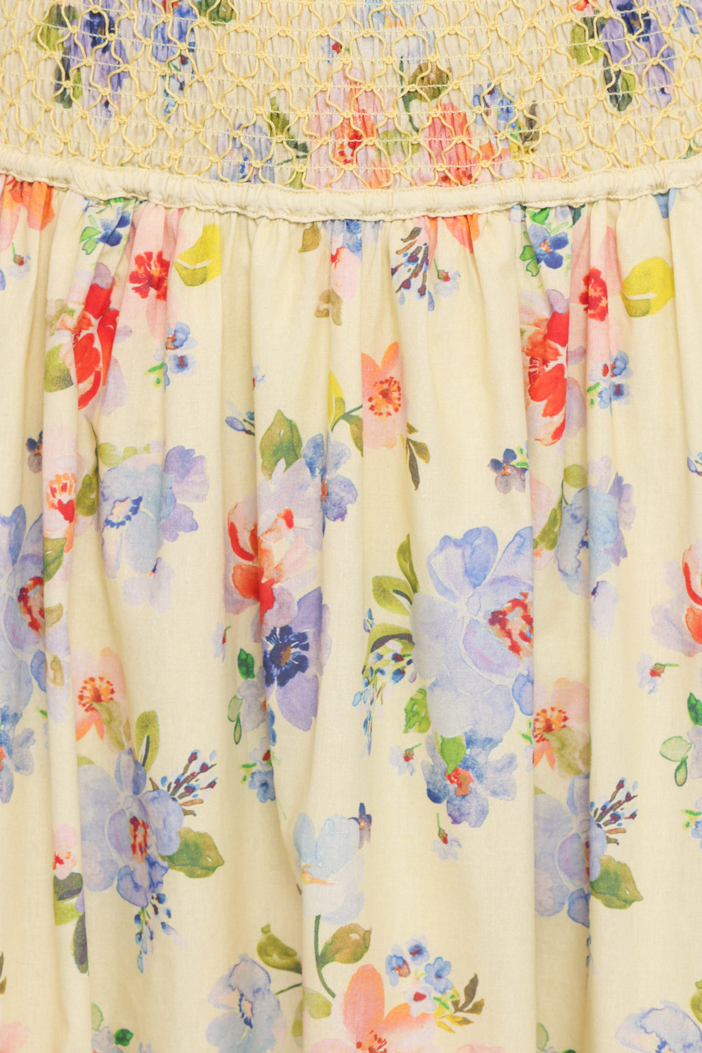 Saskia Maxi Skirt - Lemon Floral