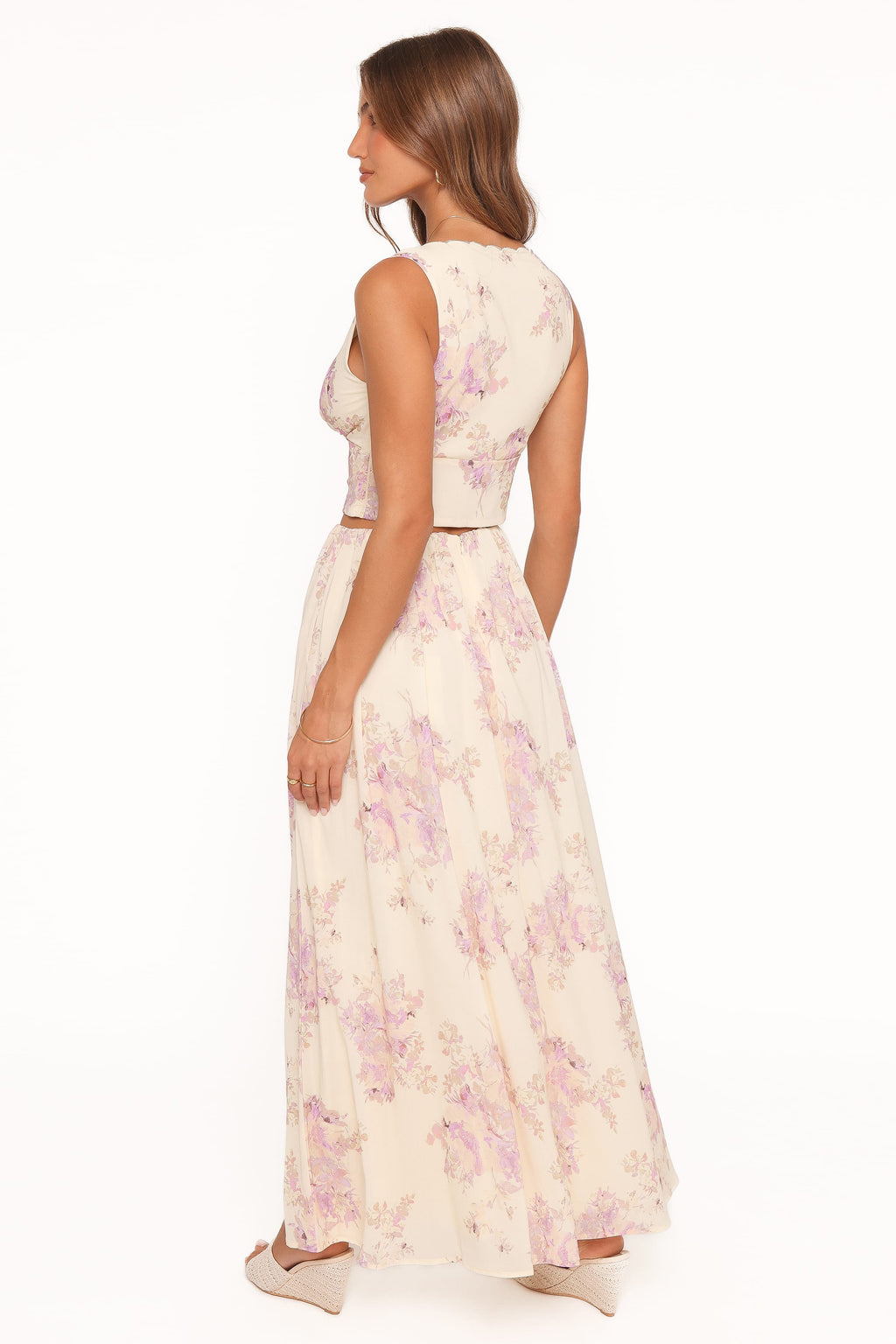 Tinsley Maxi Skirt - Lavender Floral
