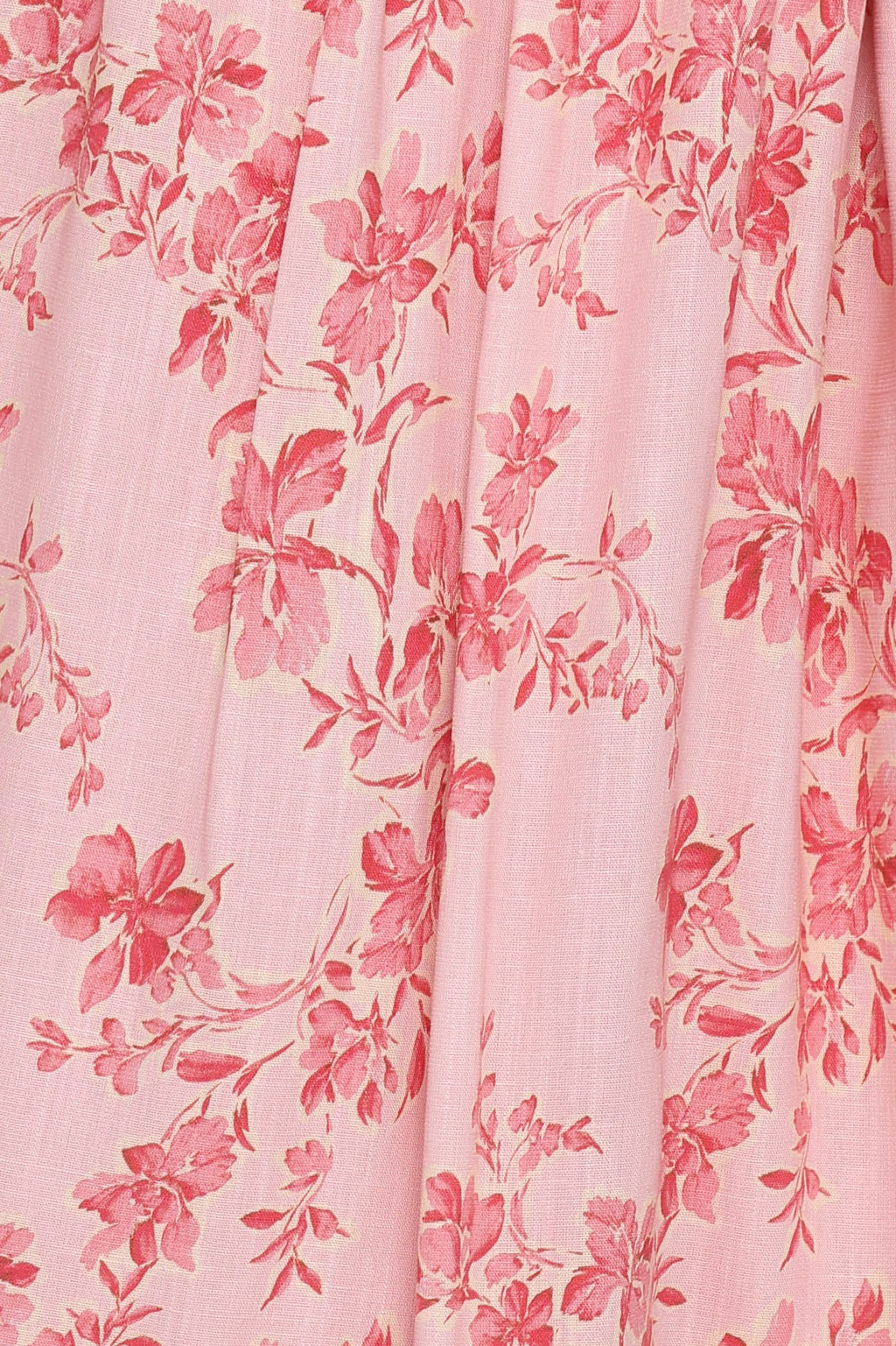 Tyler Drop Waist Maxi Skirt - Rose Pink Floral