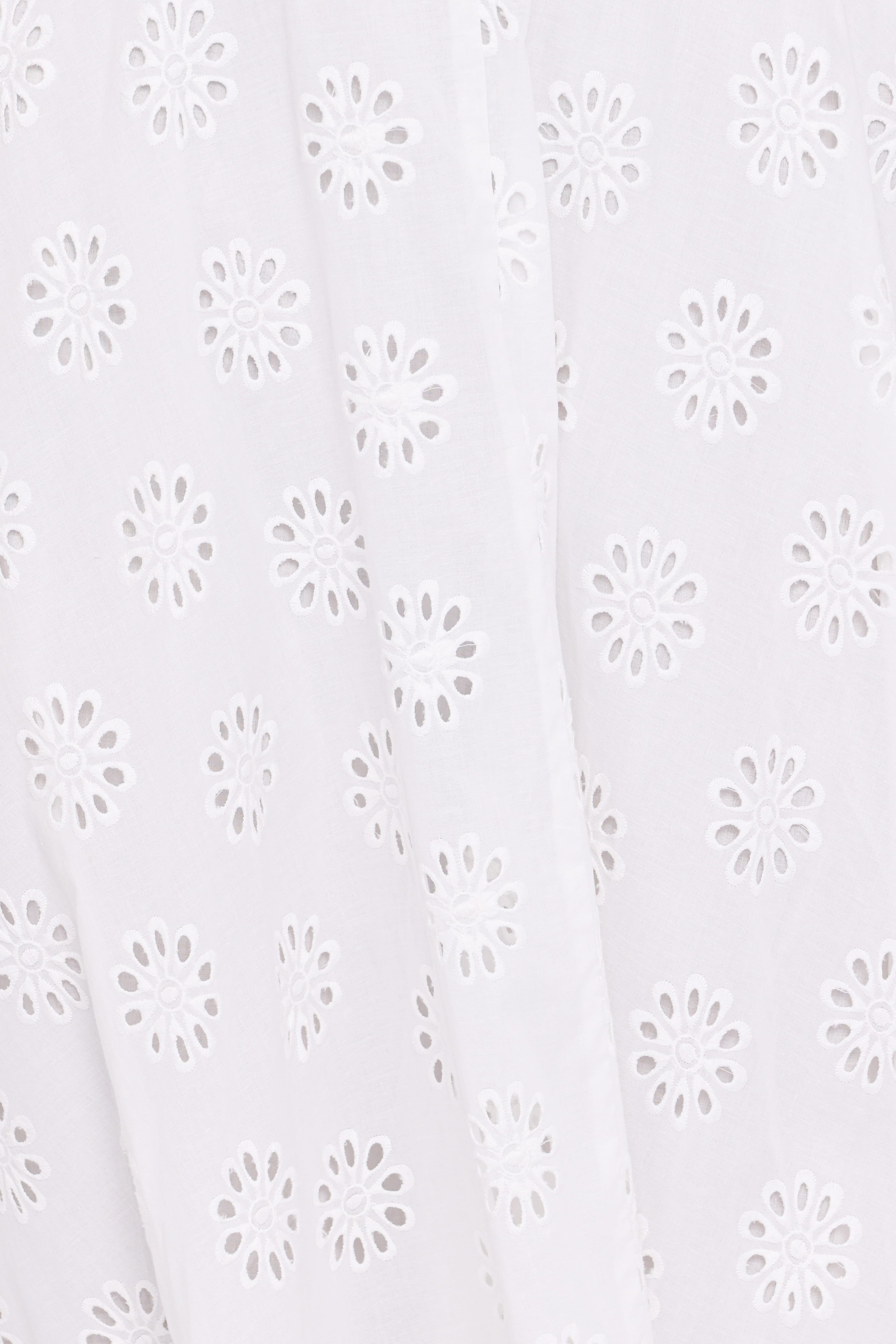 Varia Eyelet Maxi Skirt - White