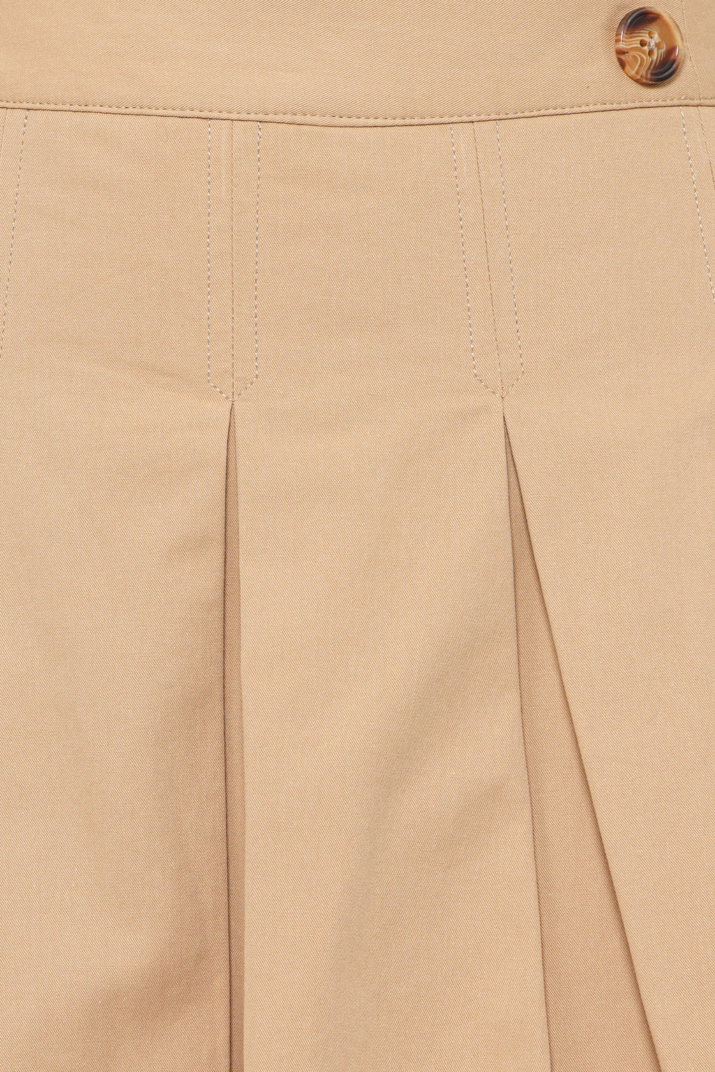 Willow Pleated Mini Skirt - Taupe