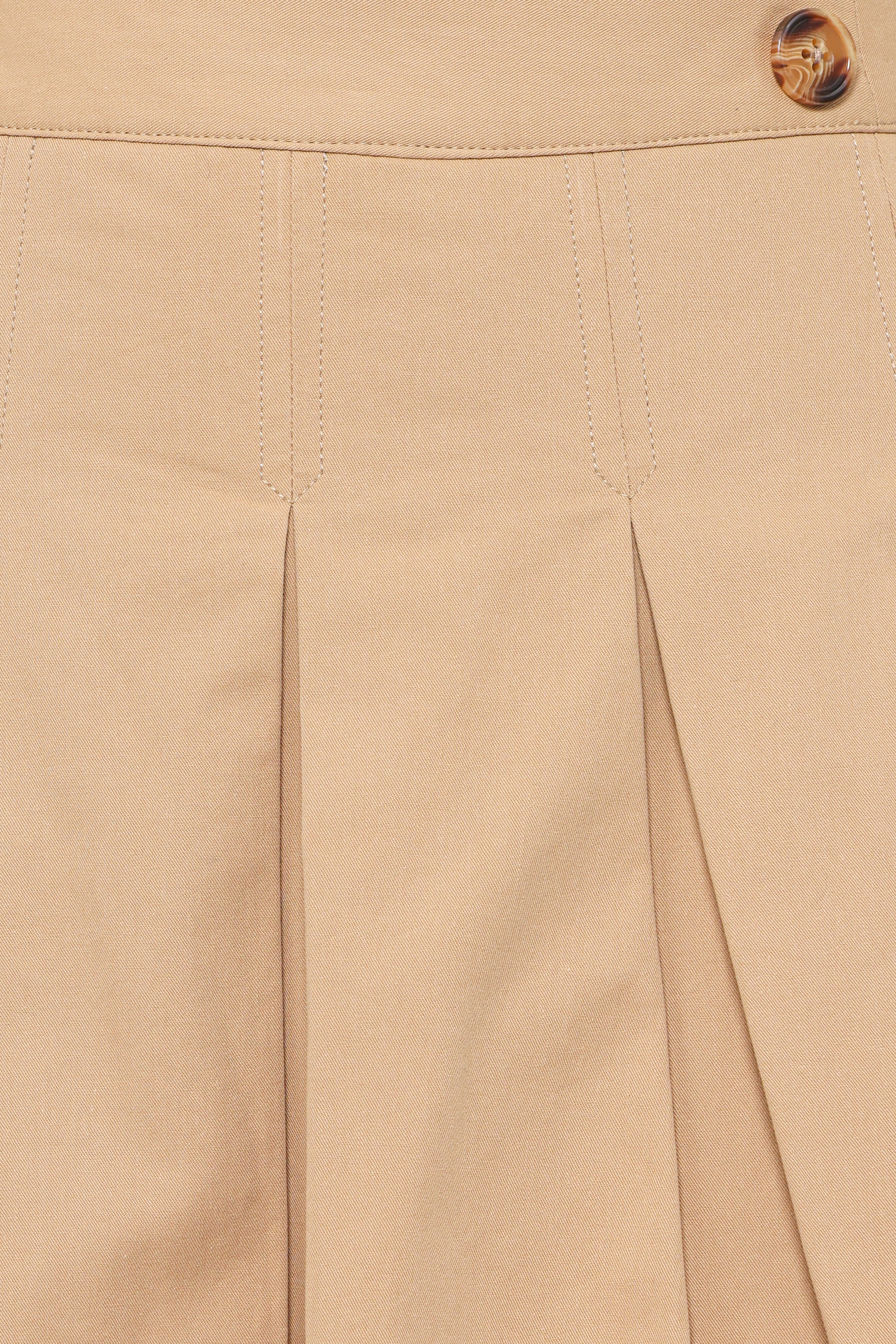 Willow Pleated Mini Skirt - Taupe