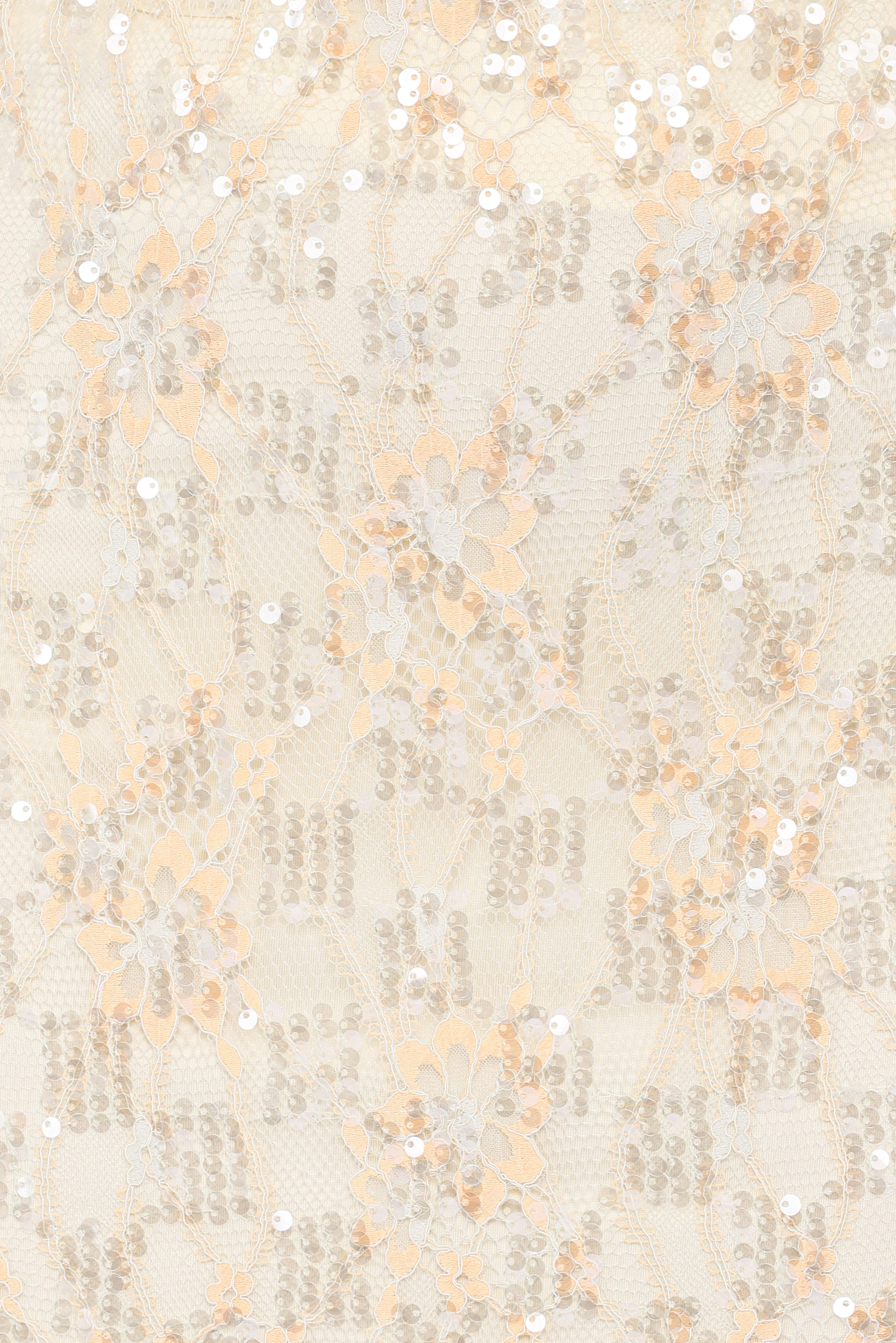 Yonder Sheer Panel Lace Maxi Skirt - Pale Yellow
