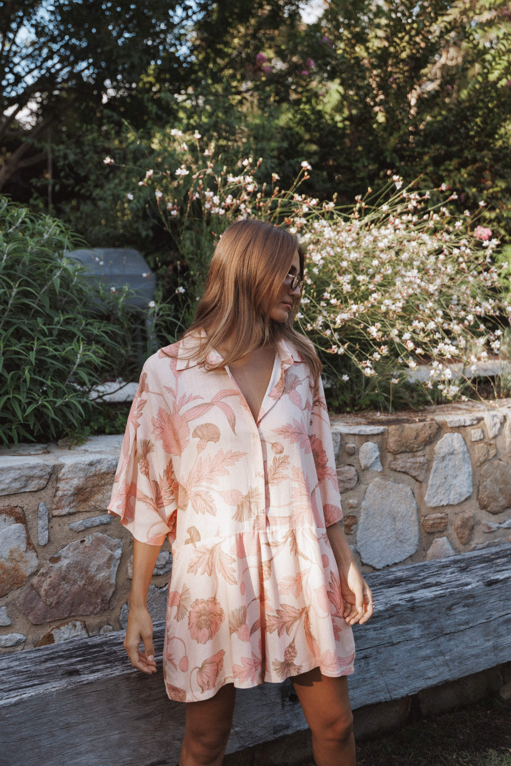 Ellisa Romper - Pink Floral