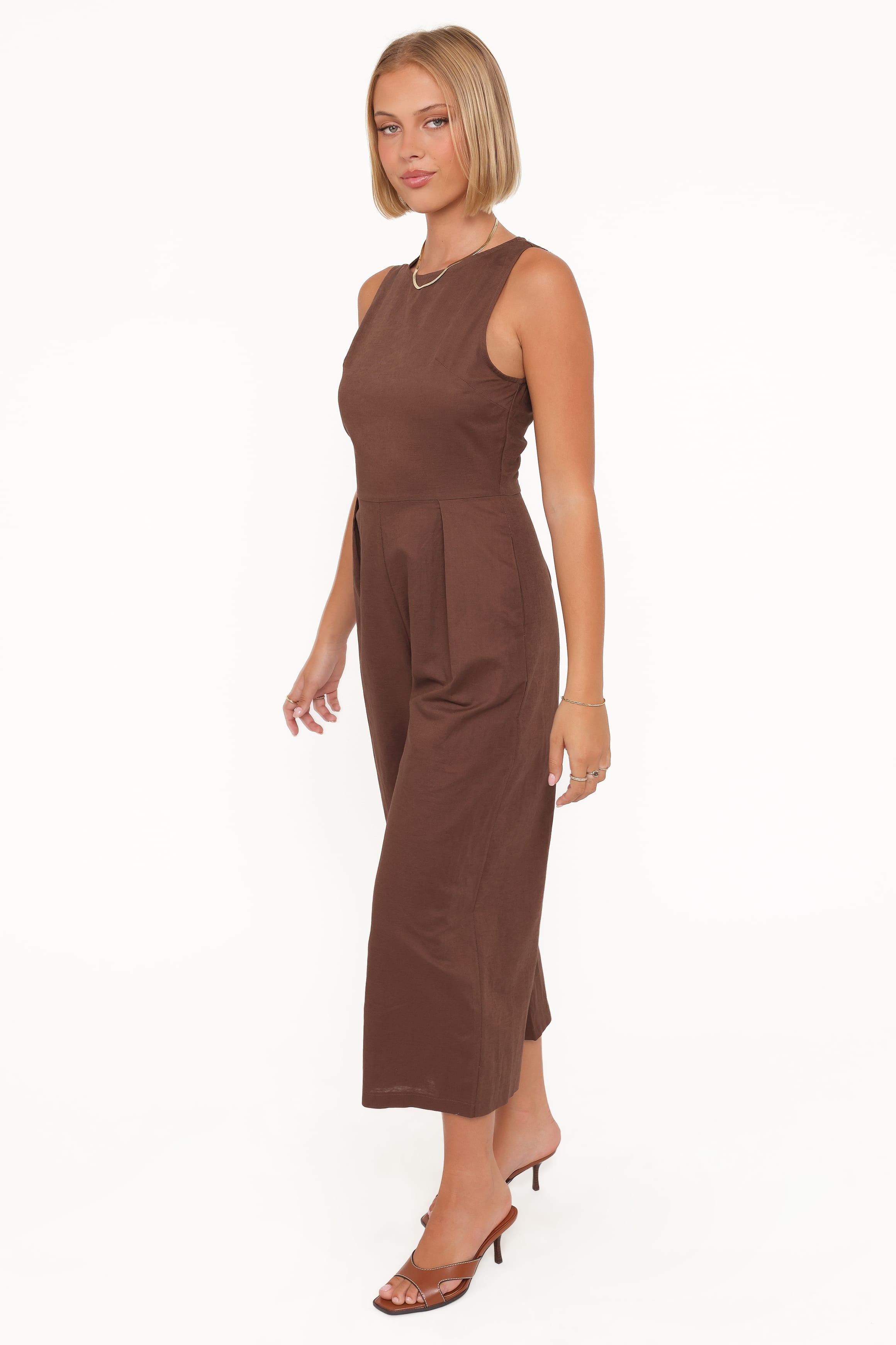 Ester Jumpsuit - Chocolate