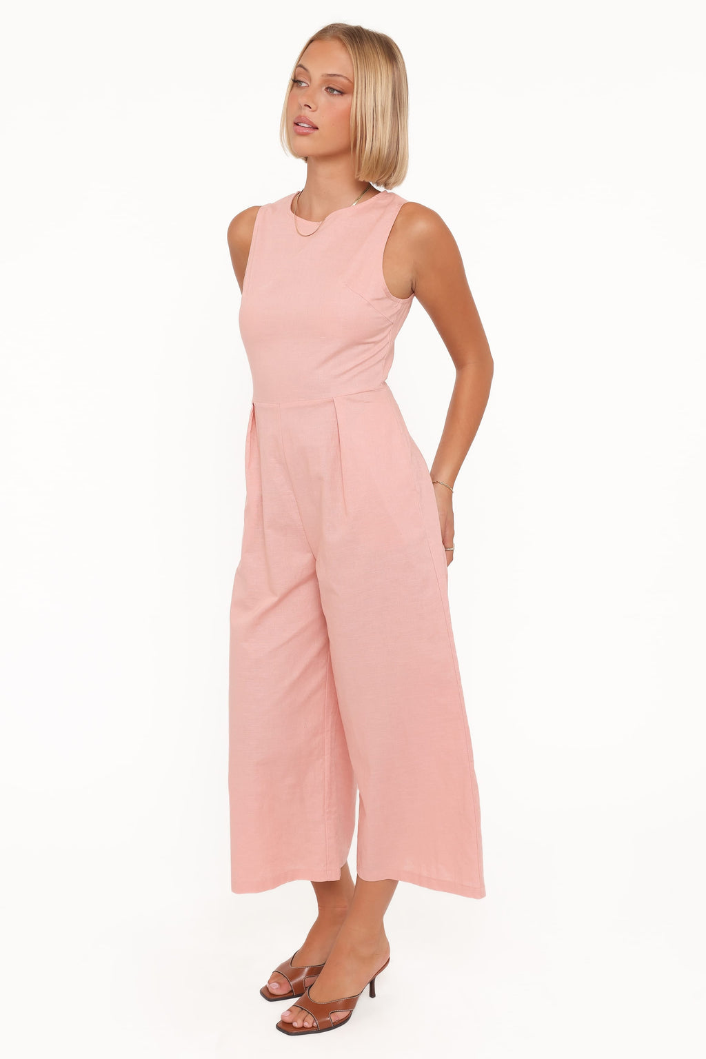 Ester Jumpsuit - Pale Pink