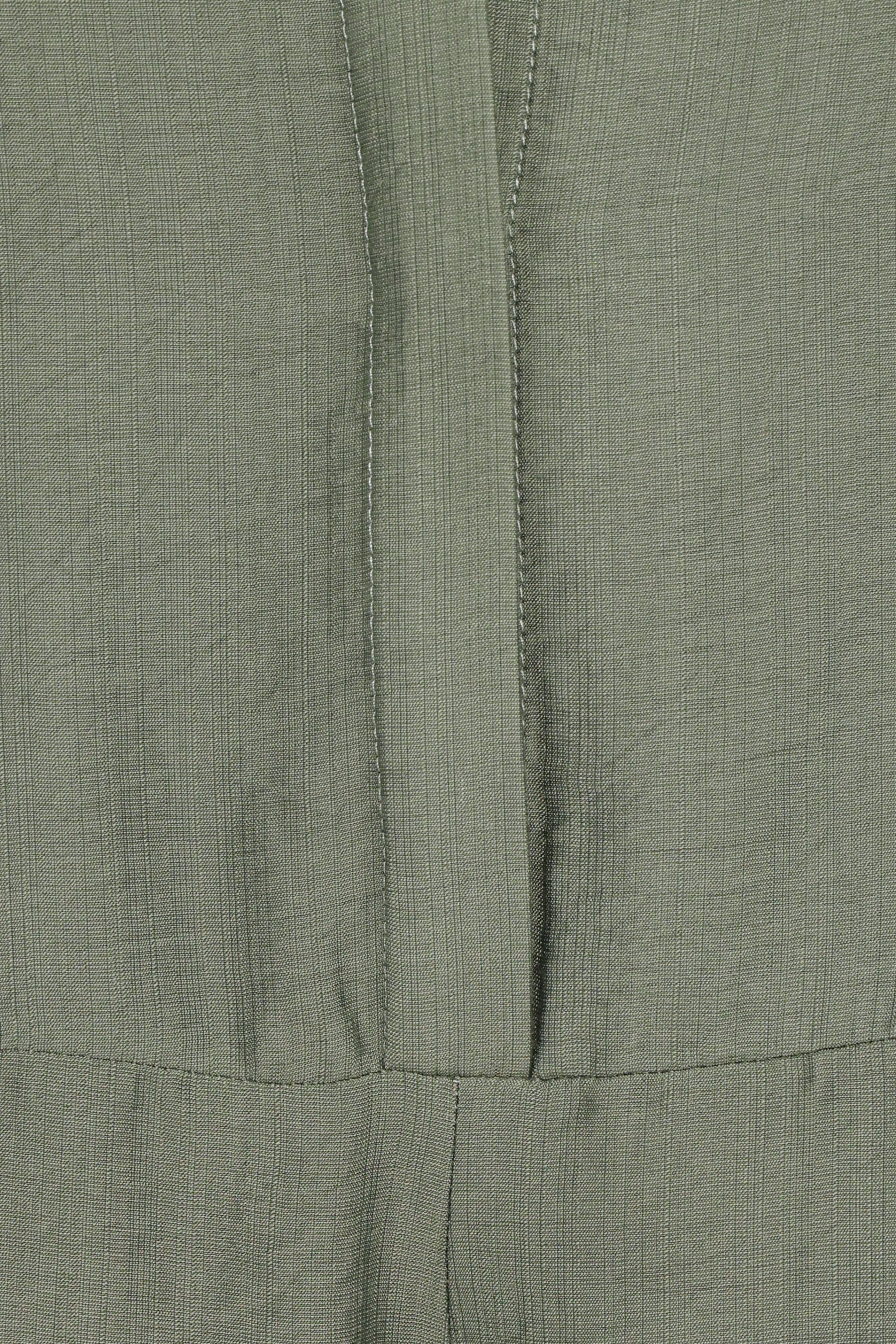 Kiya Drop Waist Romper - Palm Green