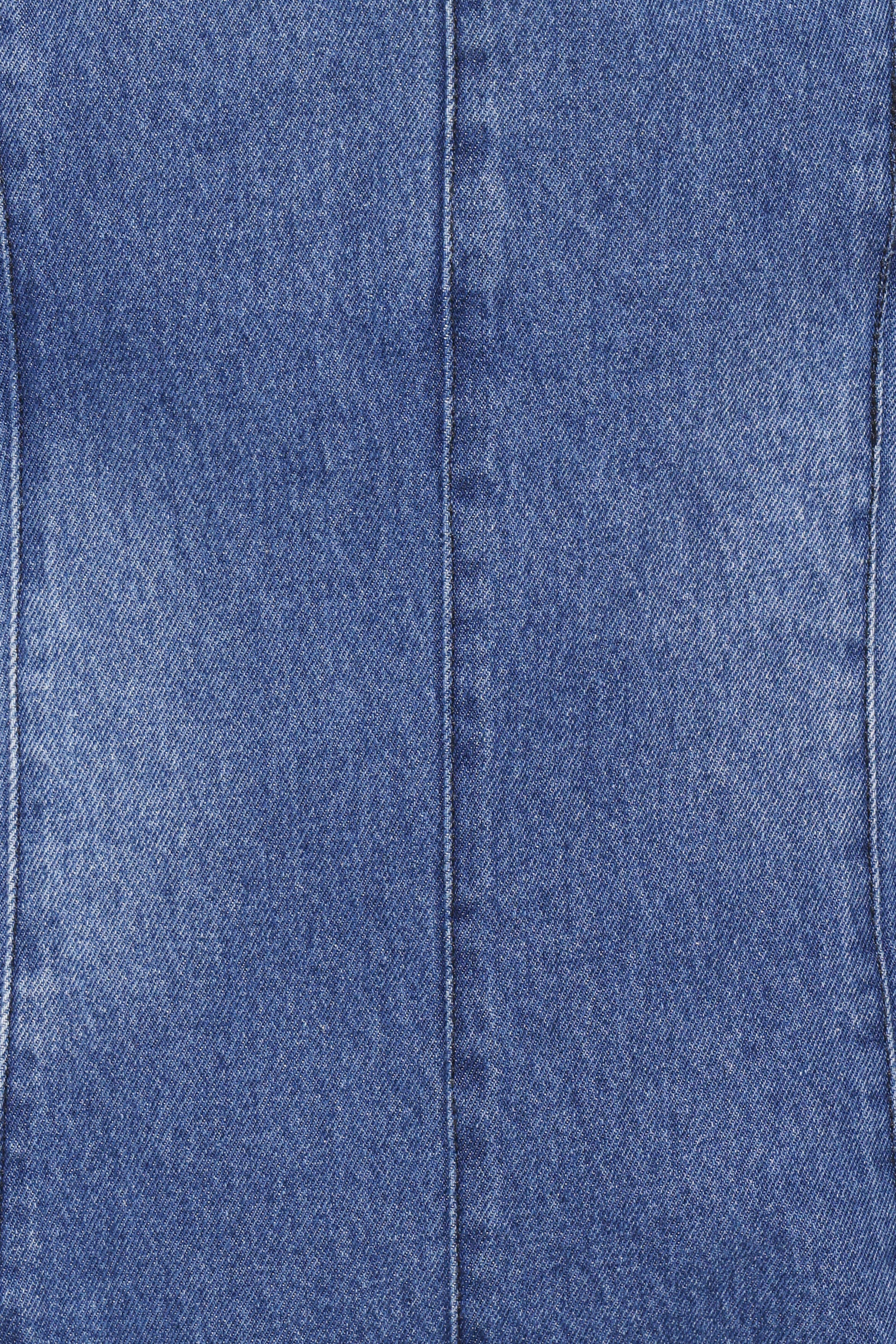 Paityn Denim Romper - Dark Wash