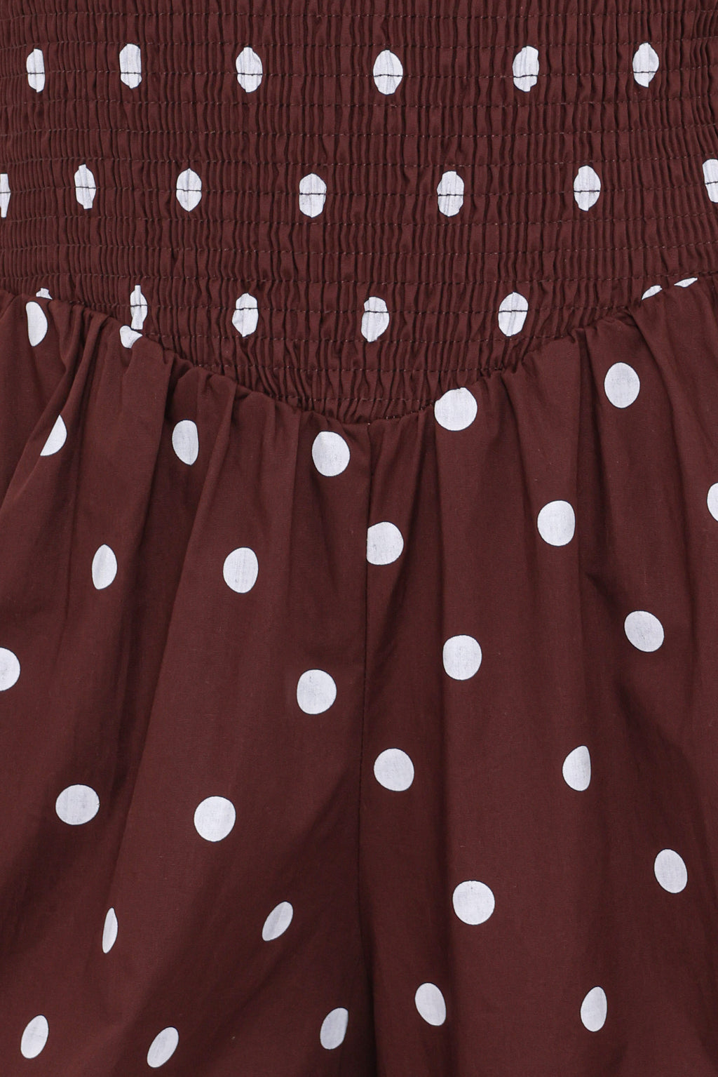 Paloma Jumpsuit - Chocolate Polka Dot