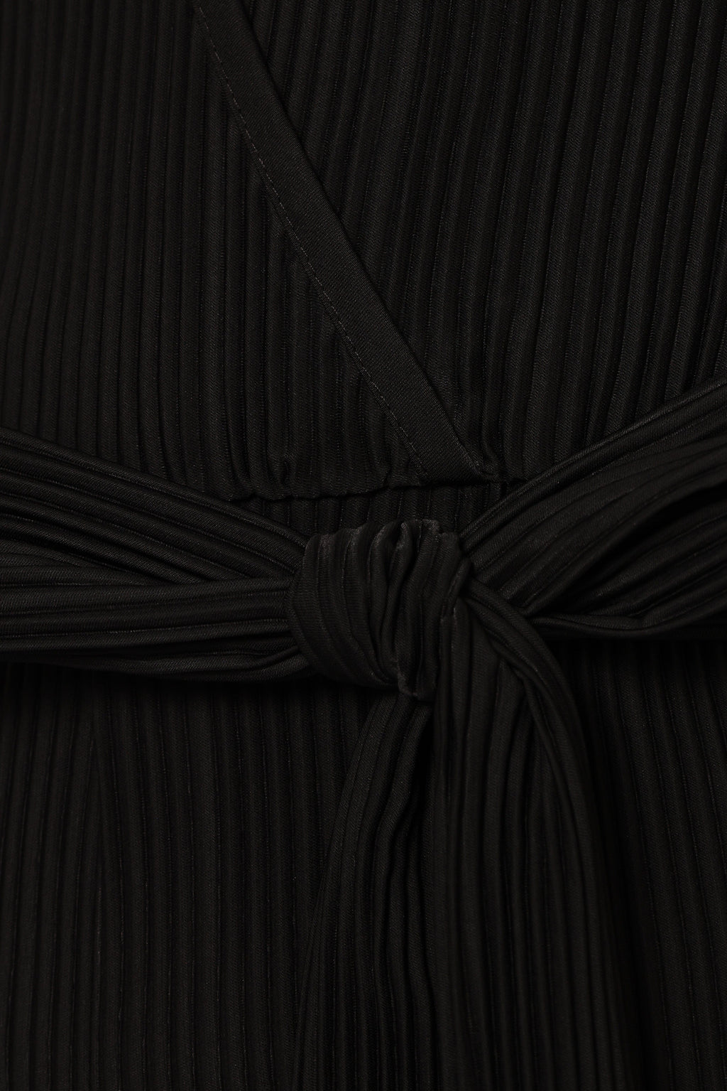 Solange Plisse Jumpsuit - Black