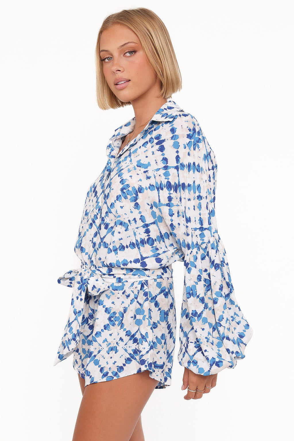 Tansy Romper - Blue Diamond