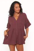 Winny Romper -  Chocolate