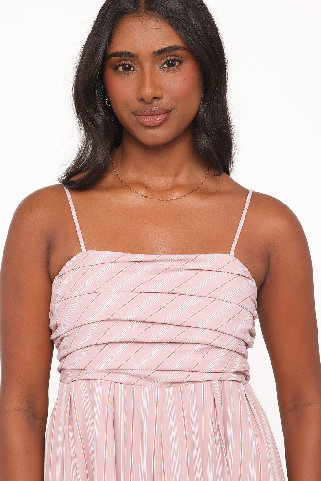 Pricilla Jumpsuit - Pink Stripe